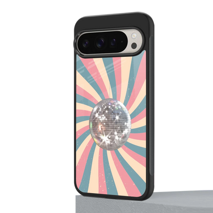 Trippy Disco google pixel 9 pro mobile cover | shockproof glass phone case