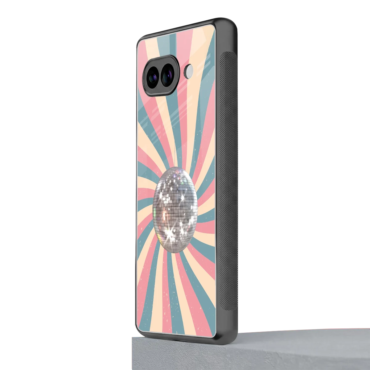 Trippy Disco google pixel 10a mobile cover | shockproof glass phone case