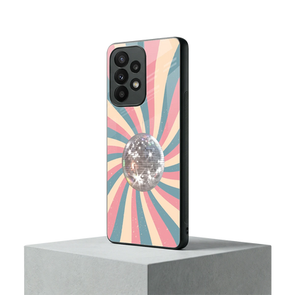 Trippy Disco samsung galaxy a23 mobile cover | shockproof glass phone case