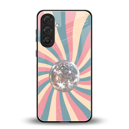 Trippy Disco back phone cover | glass case for samsung galaxy a14 5g