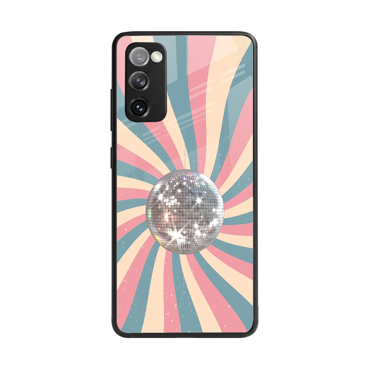 Trippy Disco back phone cover | glass case for samsung galaxy s20 fe