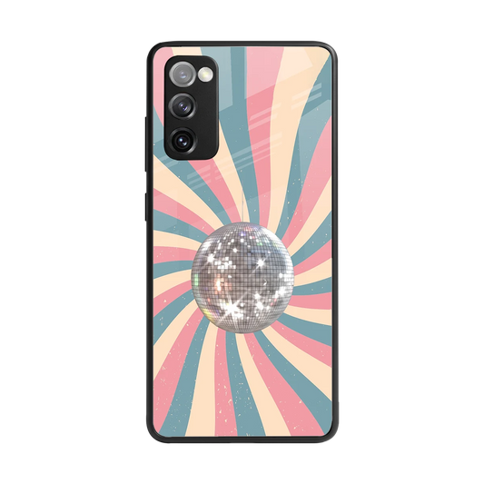 Trippy Disco back phone cover | glass case for samsung galaxy s20 fe