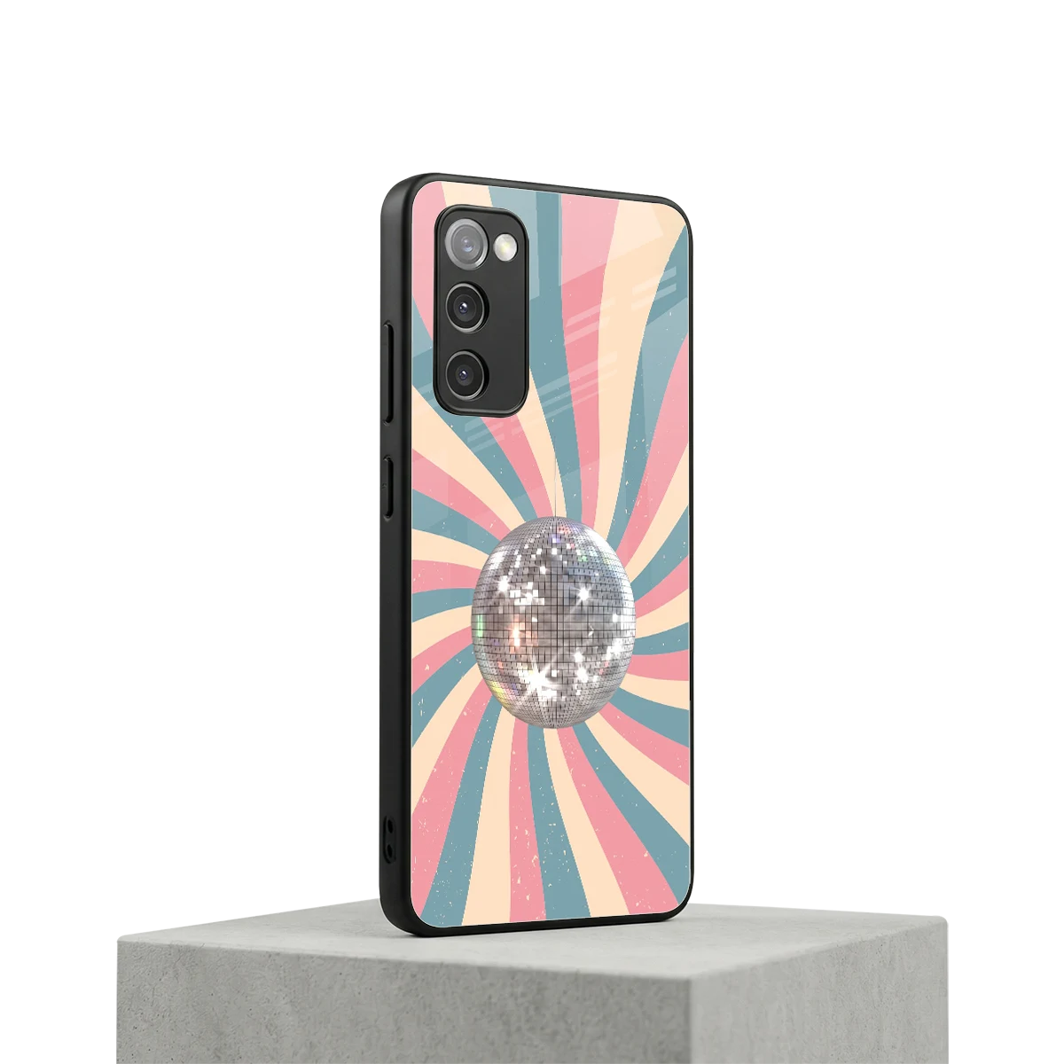 Trippy Disco samsung galaxy s20 fe mobile cover | shockproof glass phone case