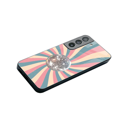 Trippy Disco stylish phone case for samsung galaxy s22 | glossy glass and slim fit