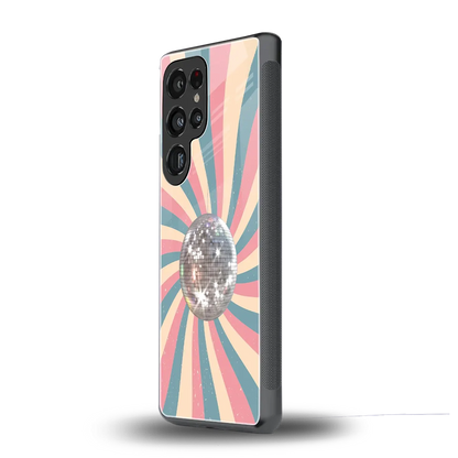 Trippy Disco samsung galaxy s25 ultra mobile cover | shockproof glass phone case