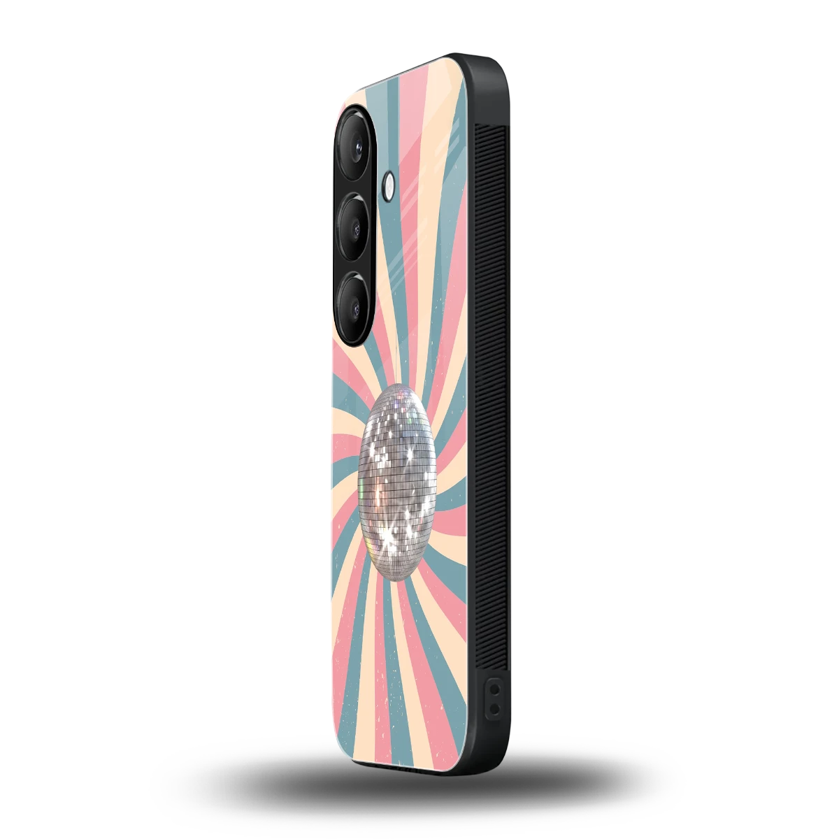 Trippy Disco samsung galaxy s24 mobile cover | shockproof glass phone case