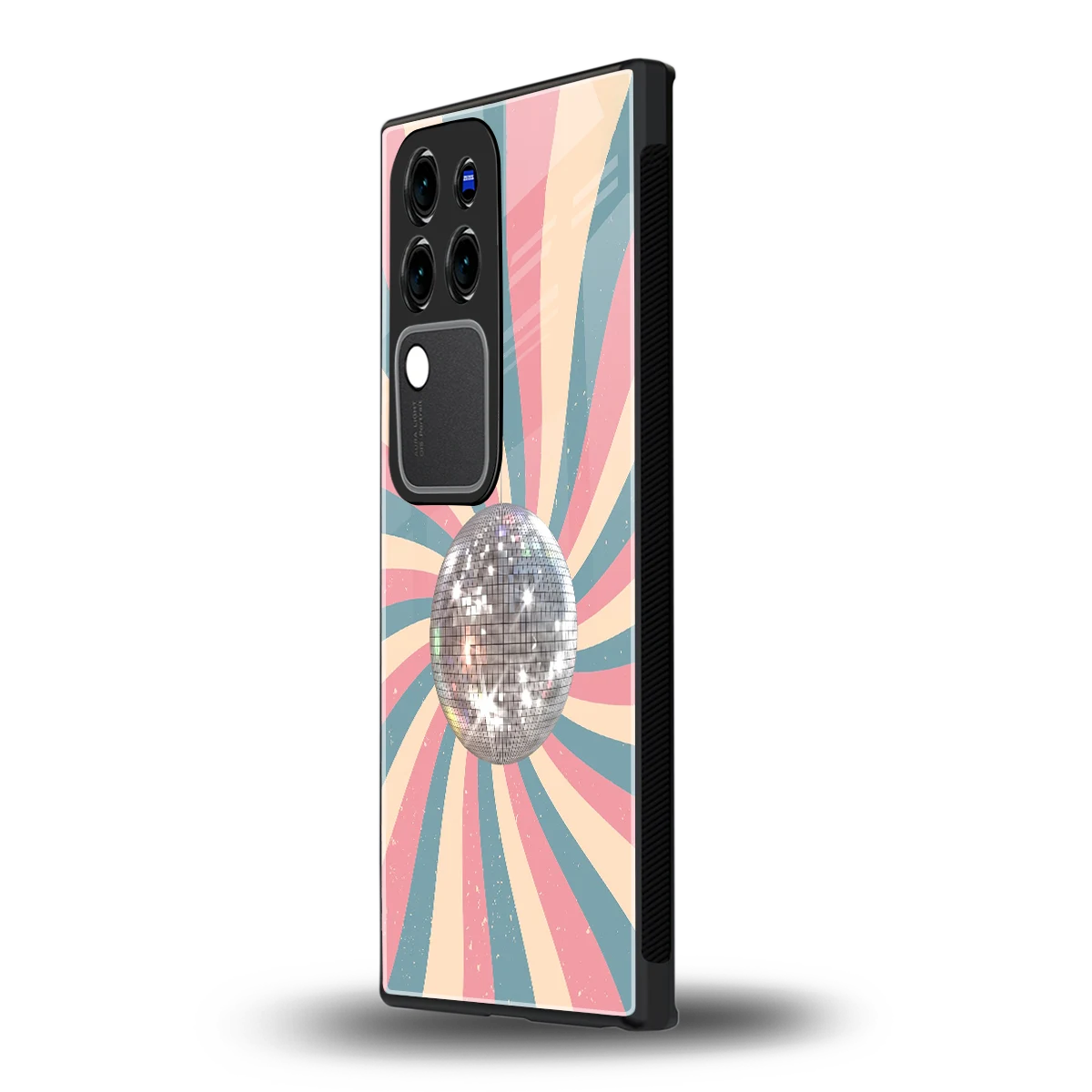Trippy Discovivo v30 pro mobile cover | shockproof glass phone case