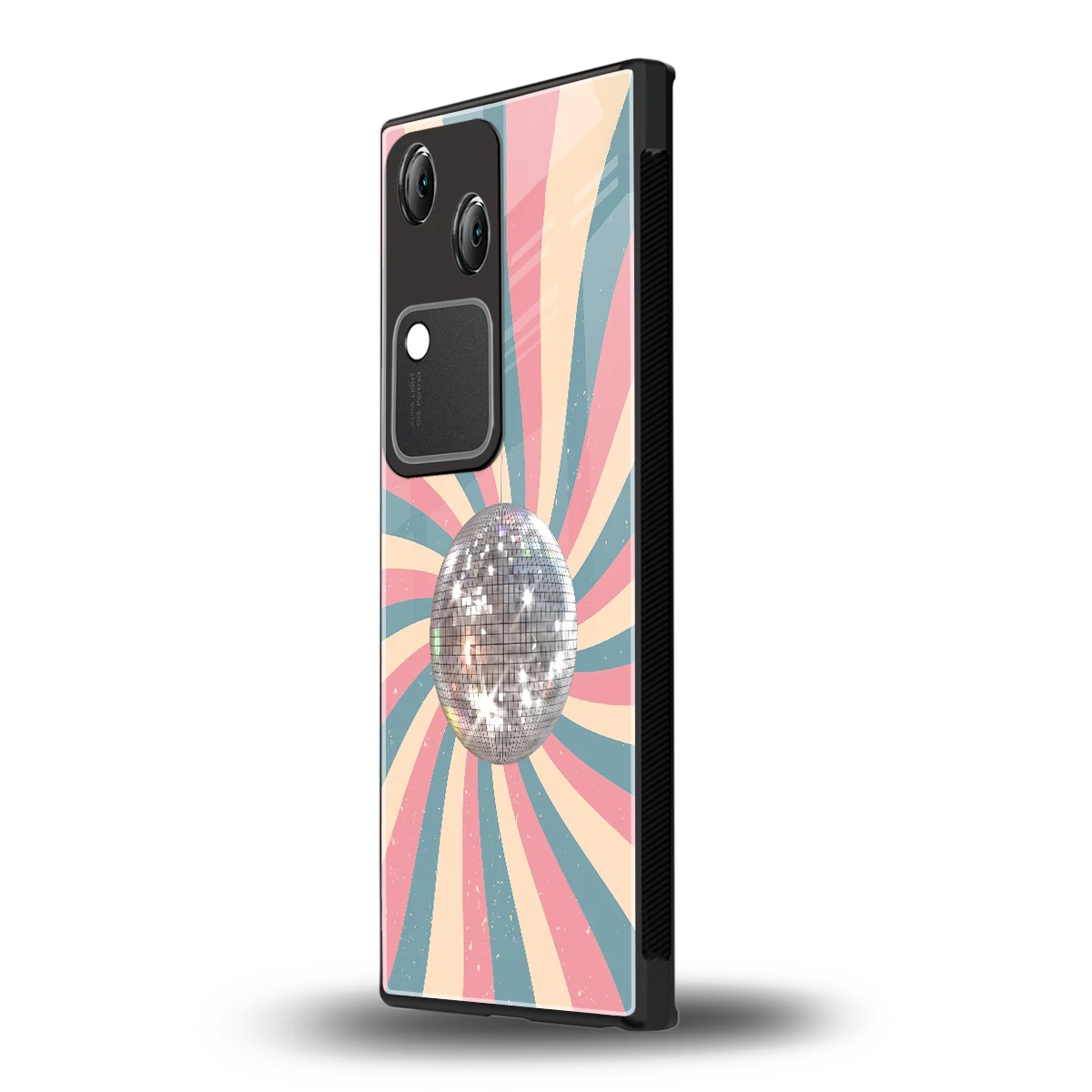 Trippy Disco vivo v30 mobile cover | shockproof glass phone case