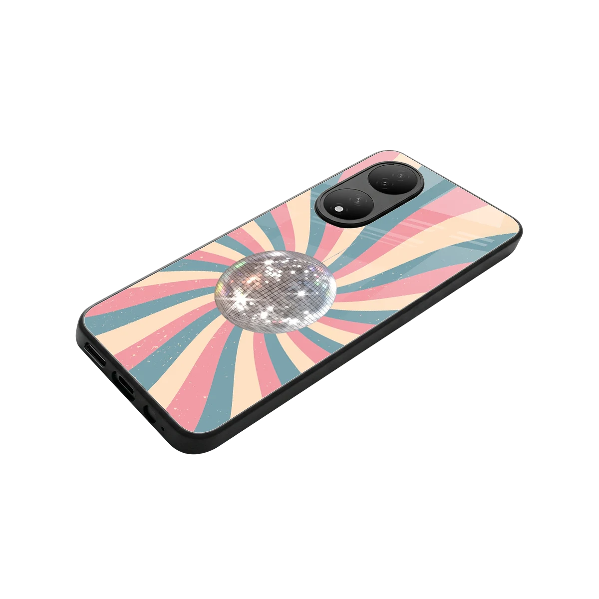 Trippy Disco stylish phone case for Vivo-y100 | glossy glass and slim fit