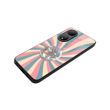 Trippy Disco stylish phone case for Vivo-y100 | glossy glass and slim fit