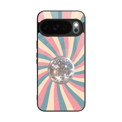 Trippy Disco back phone cover | glass case for google pixel 10 pro