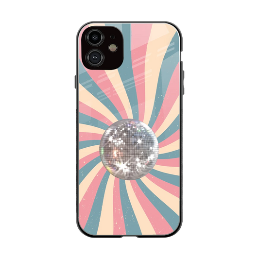 Trippy Disco back phone cover | glass case for iphone 12