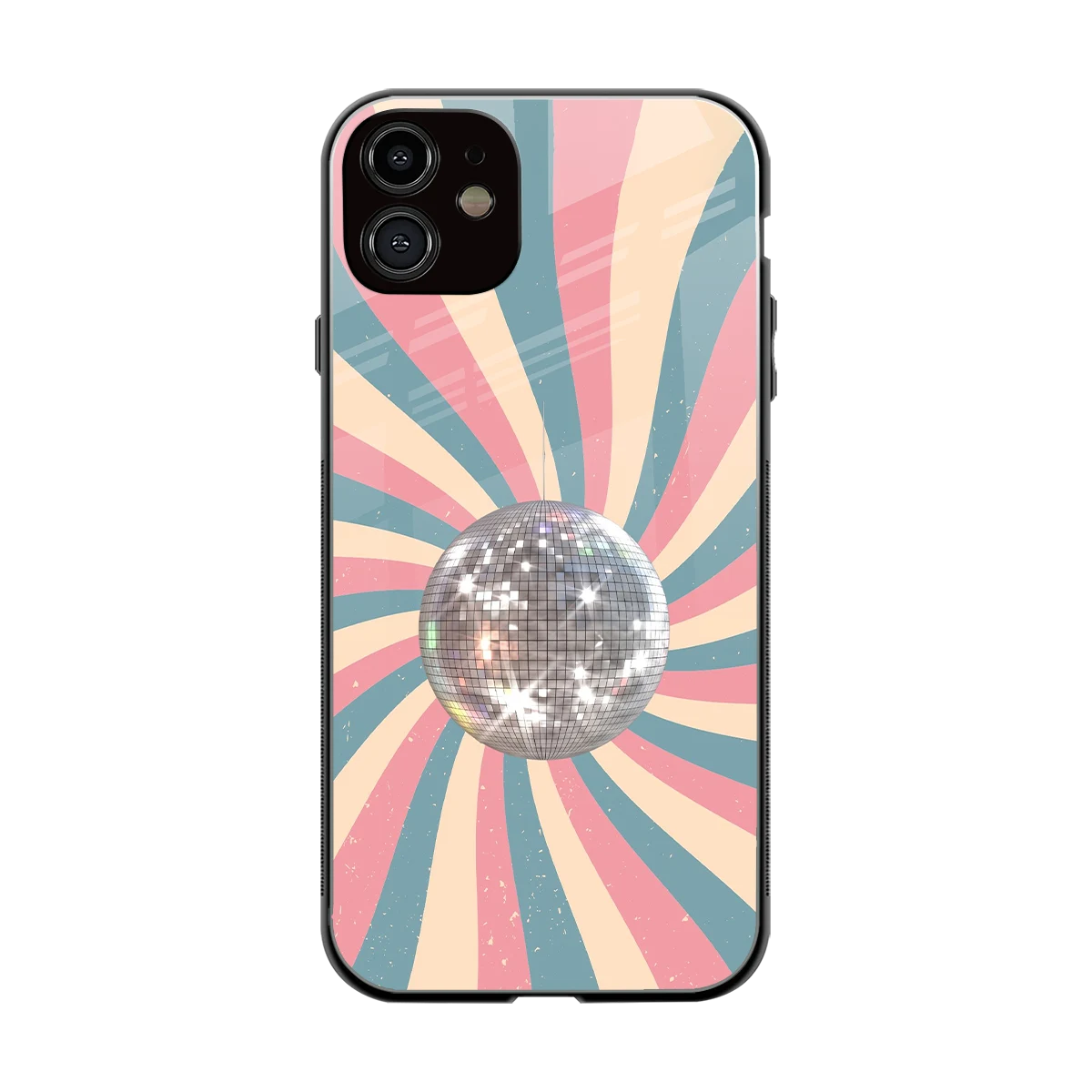 Trippy Disco back phone cover | glass case for iphone 11