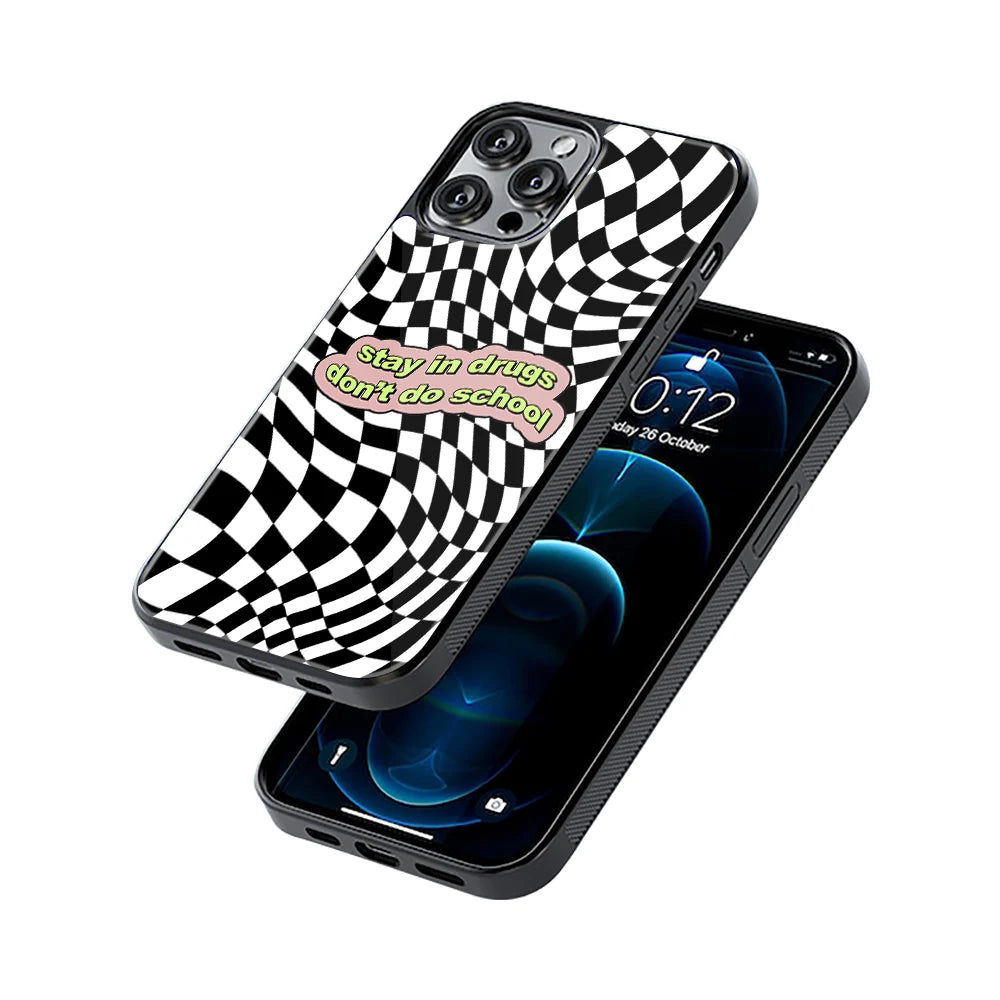 Protective Glass Back Phone Case Compatible with iPhone, Samsung, OnePlus, Pixel & More