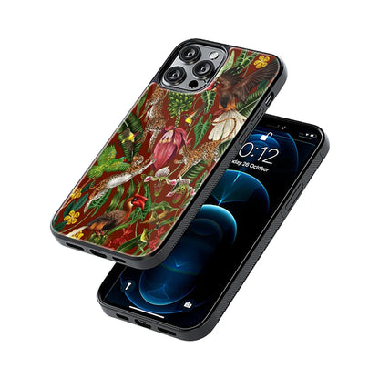 Protective Glass Back Phone Case Compatible with iPhone, Samsung, OnePlus, Pixel & More