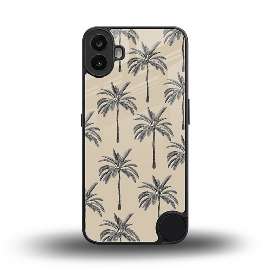 Tropical Luxe back phone cover | glass case for cmf nothing phone 1
