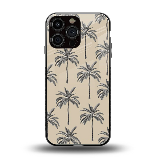 Tropical Luxe back phone cover | glass case for iphone 15 pro max