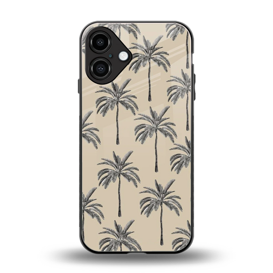 Tropical Luxe back phone cover | glass case for iphone 16 plus