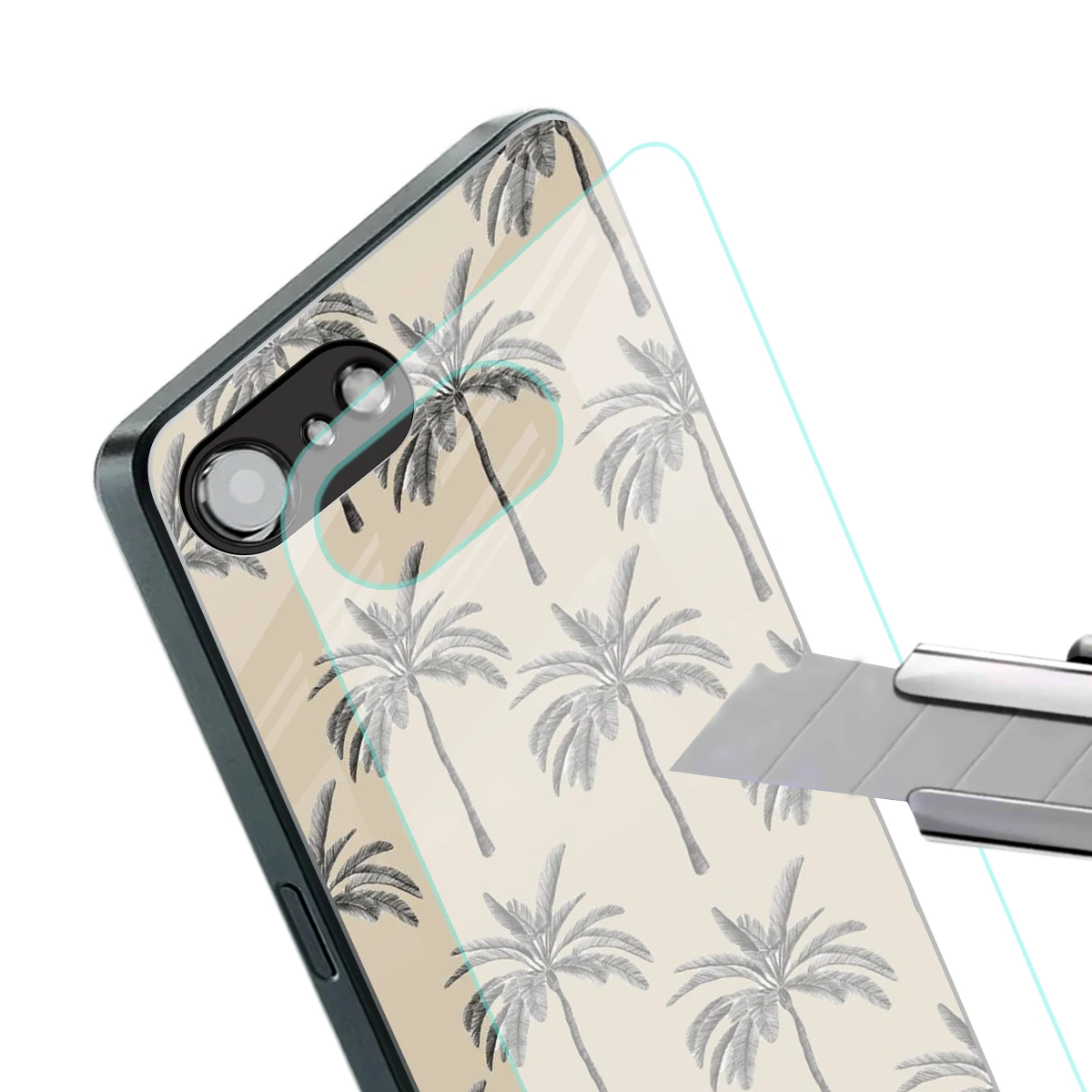 Tropical Luxe stylish phone case for iphone 16e | glossy glass and slim fit