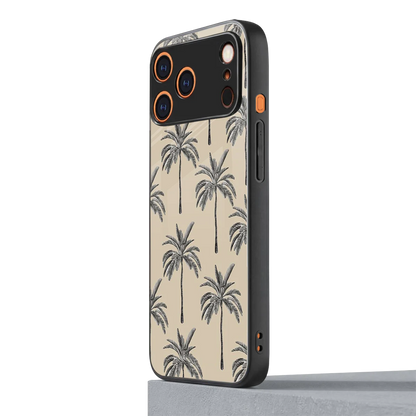Tropical Luxe iphone 17 pro mobile cover | shockproof glass phone case