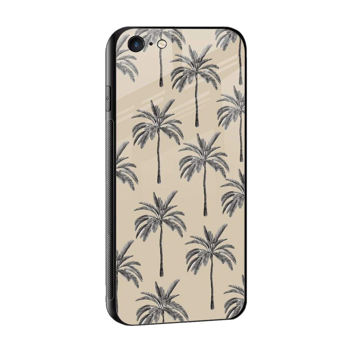 Tropical Luxe sleek iphone 6s plus cover with tempered glass back and TPU edges