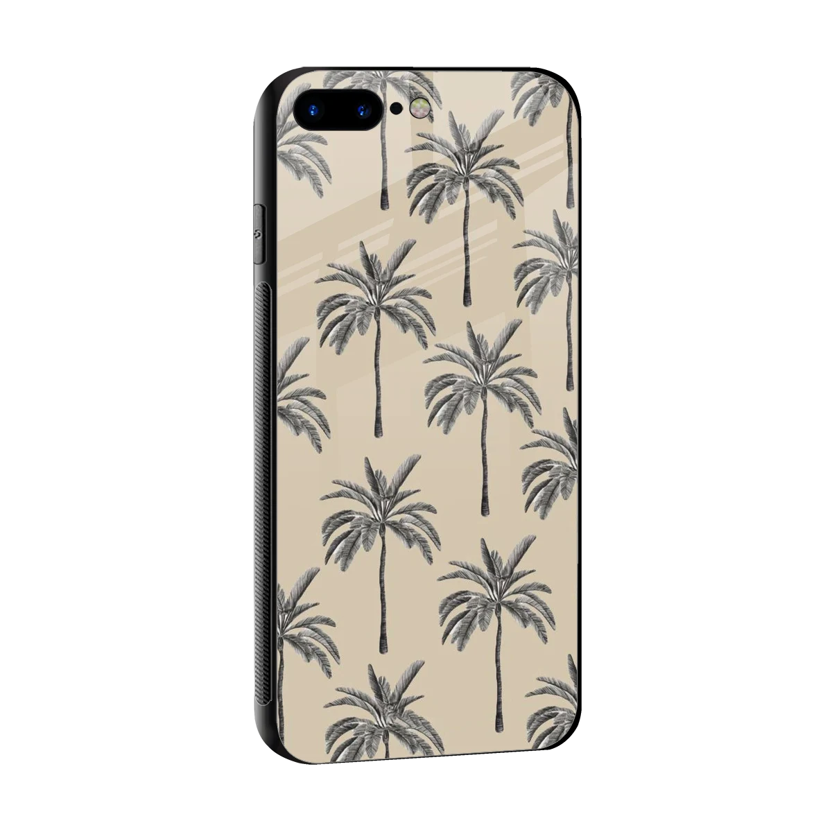Tropical Luxe sleek iphone 7 plus cover with tempered glass back and TPU edges