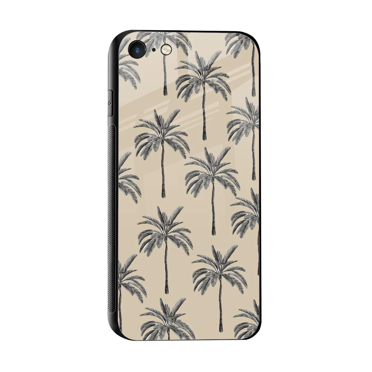 Tropical Luxe sleek iphone 7 cover with tempered glass back and TPU edges