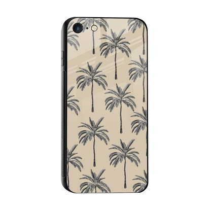 Tropical Luxe sleek iphone 7 cover with tempered glass back and TPU edges