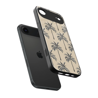 Tropical Luxe sleek iphone air cover with tempered glass back and TPU edges
