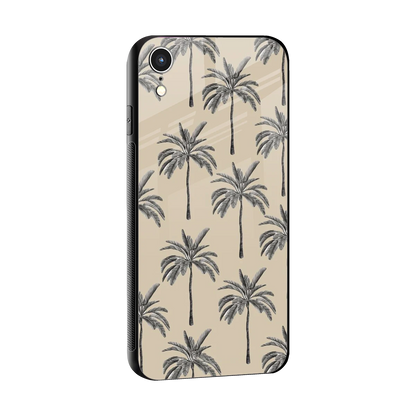 Tropical Luxe sleek iphone xr cover with tempered glass back and TPU edges