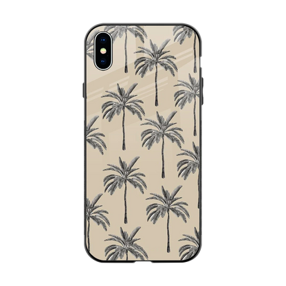 Tropical Luxe back phone cover | glass case for iphone xs max