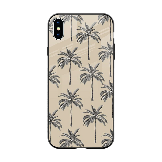 Tropical Luxe back phone cover | glass case for iphone xs max