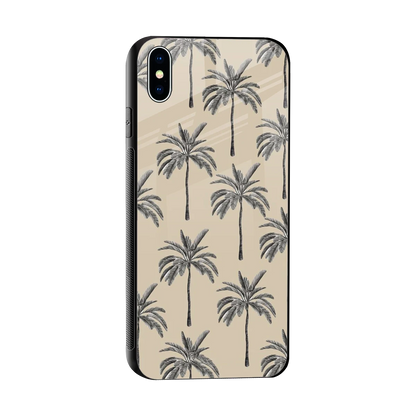 Tropical Luxe sleek iphone xs max cover with tempered glass back and TPU edges