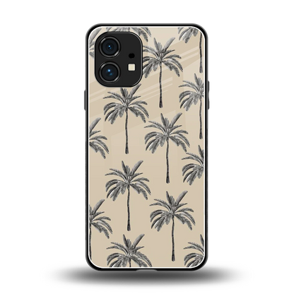 Tropical Luxe back phone cover | glass case for nothing phone 1