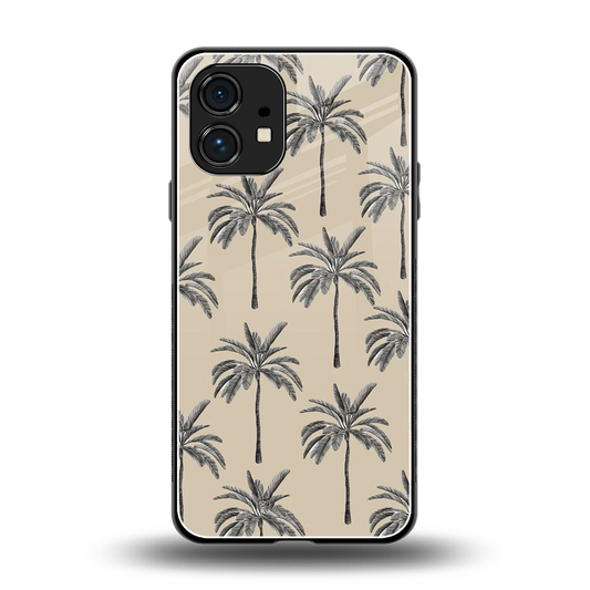 Tropical Luxe back phone cover | glass case for nothing phone 1