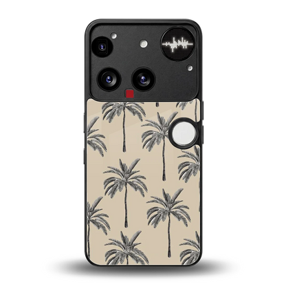 Tropical Luxe back phone cover | glass case for nothing phone 3