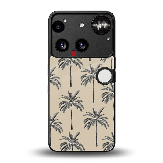 Tropical Luxe back phone cover | glass case for nothing phone 3