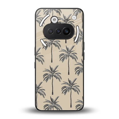 Tropical Luxe back phone cover | glass case for nothing phone 3a