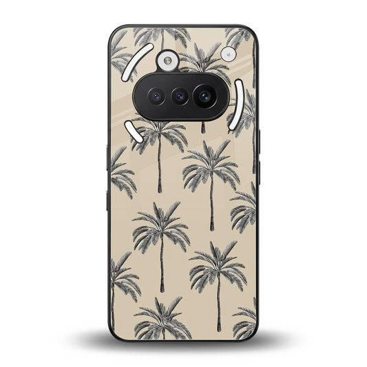 Tropical Luxe back phone cover | glass case for nothing phone 3a