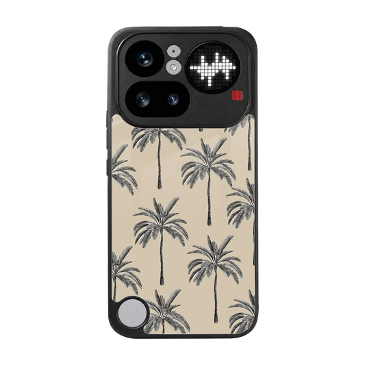 Tropical Luxe back phone cover | glass case for nothing phone 4a pro