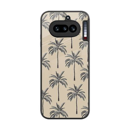 Tropical Luxe back phone cover | glass case for nothing phone 4a