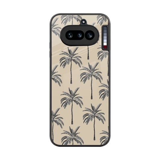 Tropical Luxe back phone cover | glass case for nothing phone 4a