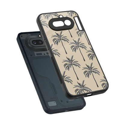 Tropical Luxe sleek nothing phone 4a cover with tempered glass back and TPU edges