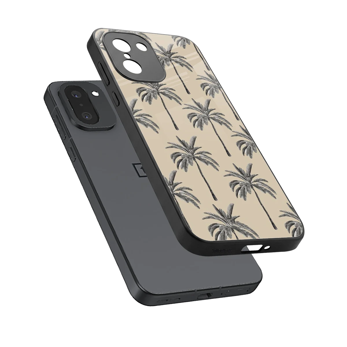 Tropical Luxe sleek oneplus 15r cover with tempered glass back and TPU edges