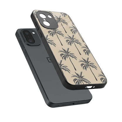 Tropical Luxe sleek oneplus 15r cover with tempered glass back and TPU edges