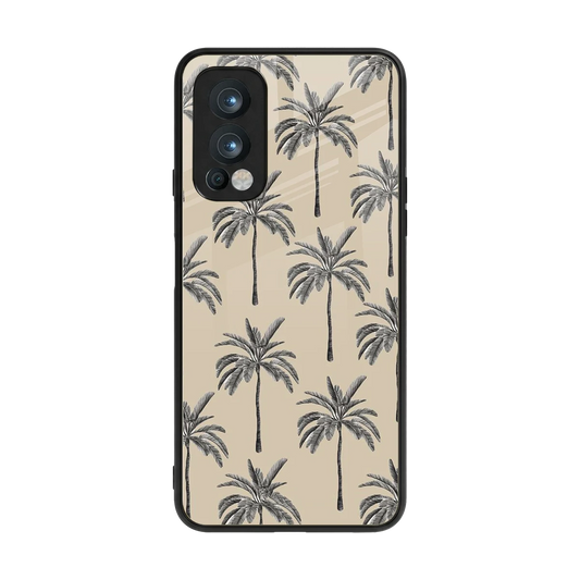 Tropical Luxe back phone cover | glass case for oneplus nord 2