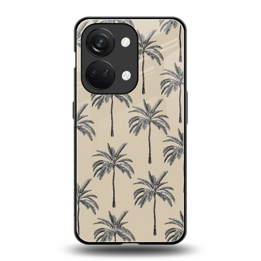 Tropical Luxe back phone cover | glass case for oneplus nord 3