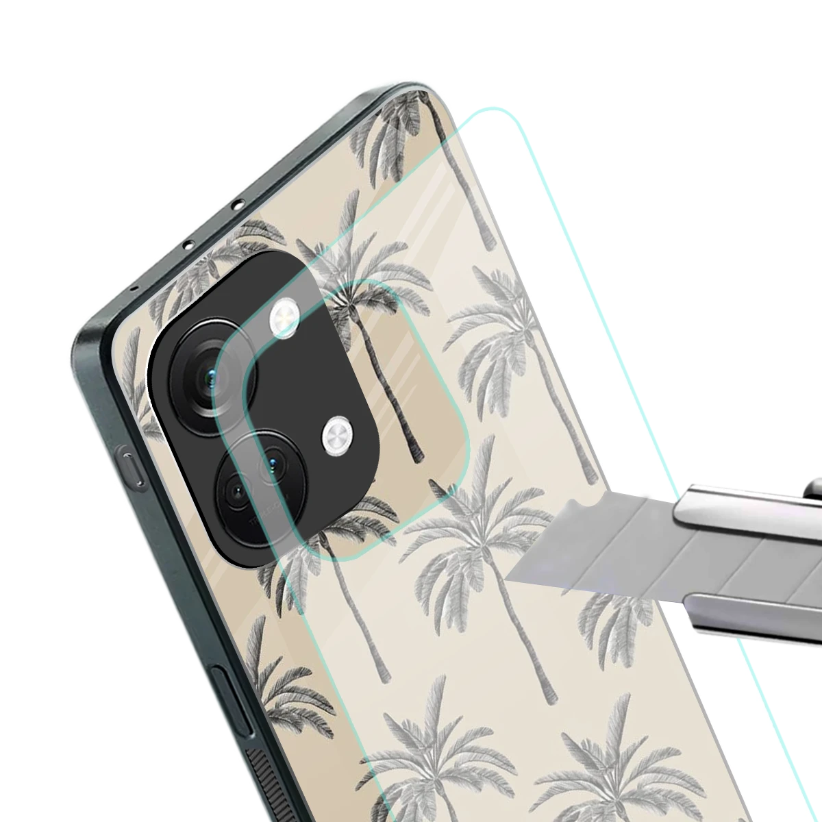 Tropical Luxe stylish phone case for oneplus nord 3 | glossy glass and slim fit