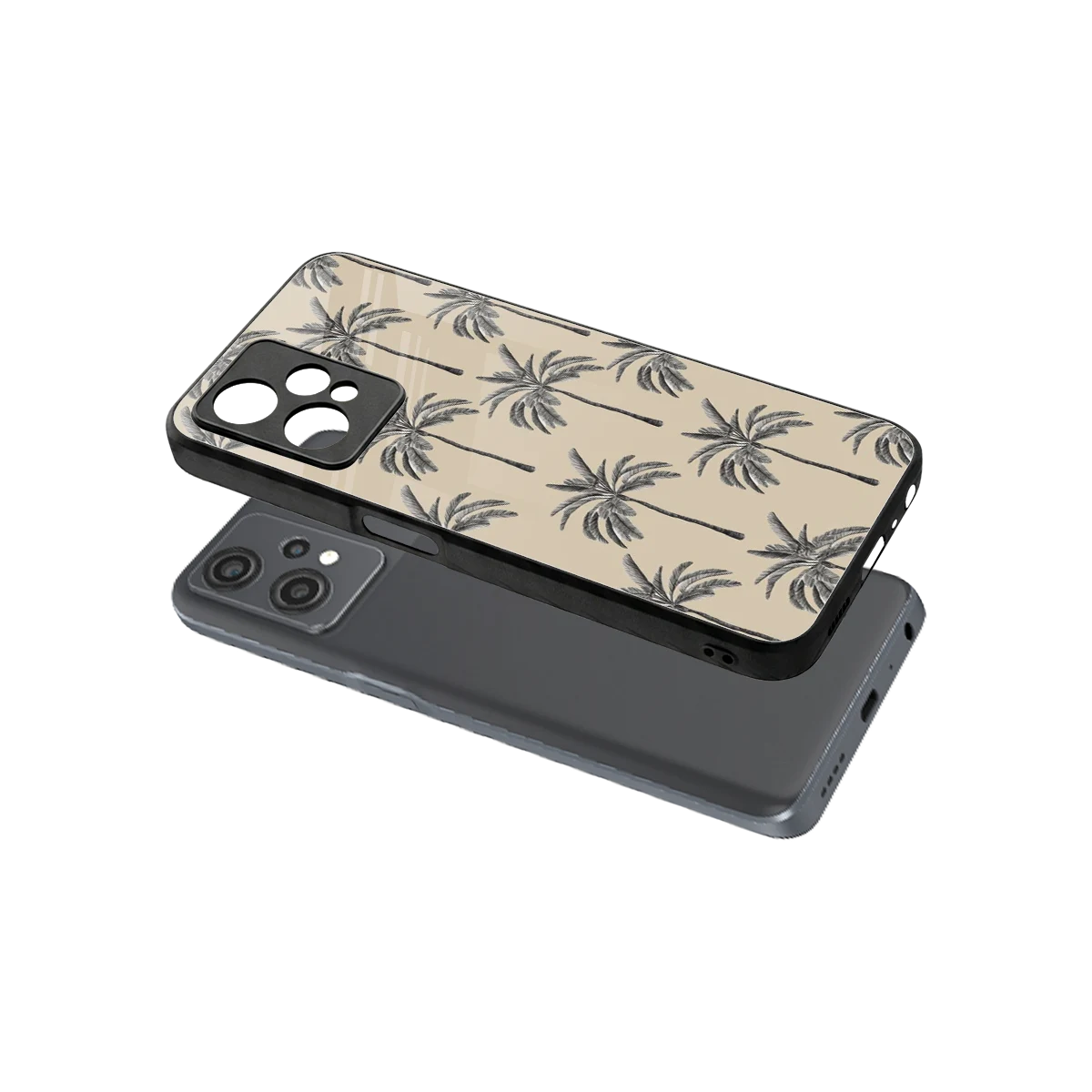 Tropical Luxe sleek oneplus nord ce 2 lite cover with tempered glass back and TPU edges