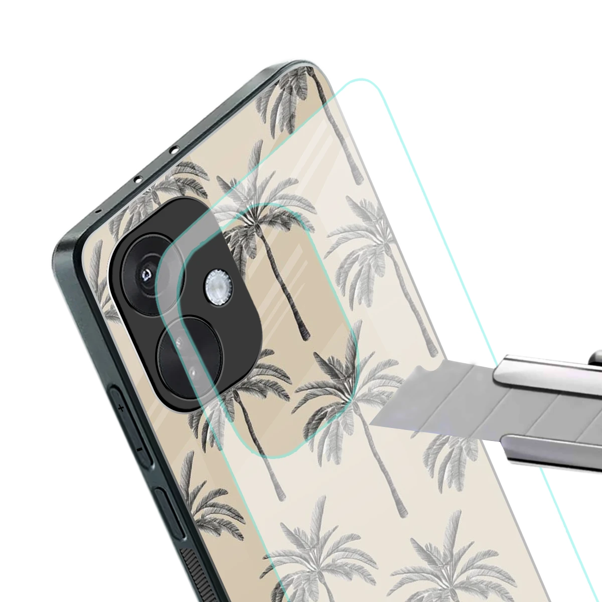 Tropical Luxe stylish phone case for oneplus nord ce 3 | glossy glass and slim fit